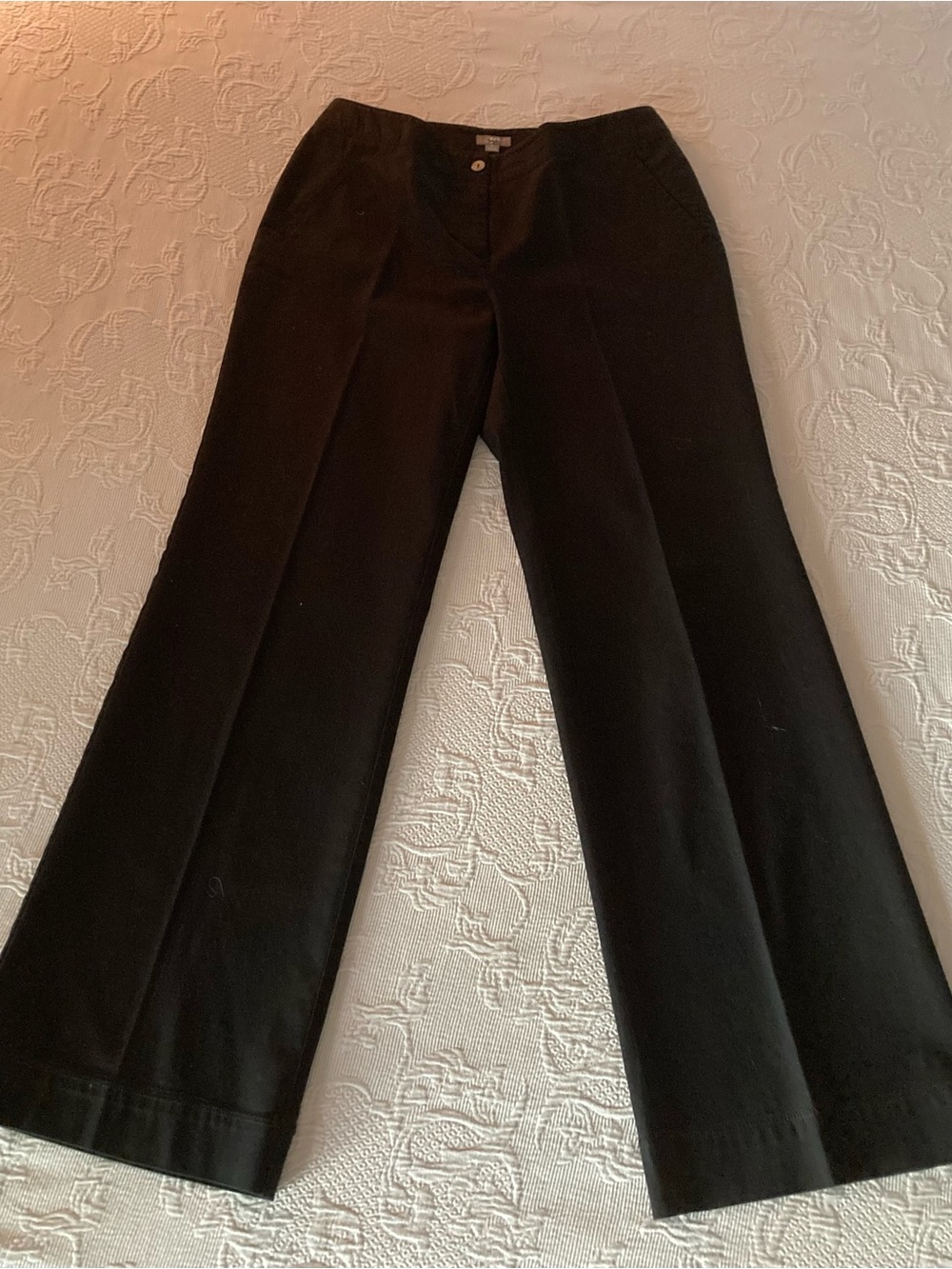 J. Jill Black Wide-Leg Pants